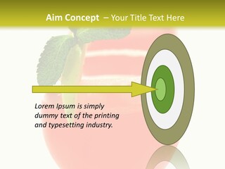 Occasion Garnish Fresh PowerPoint Template