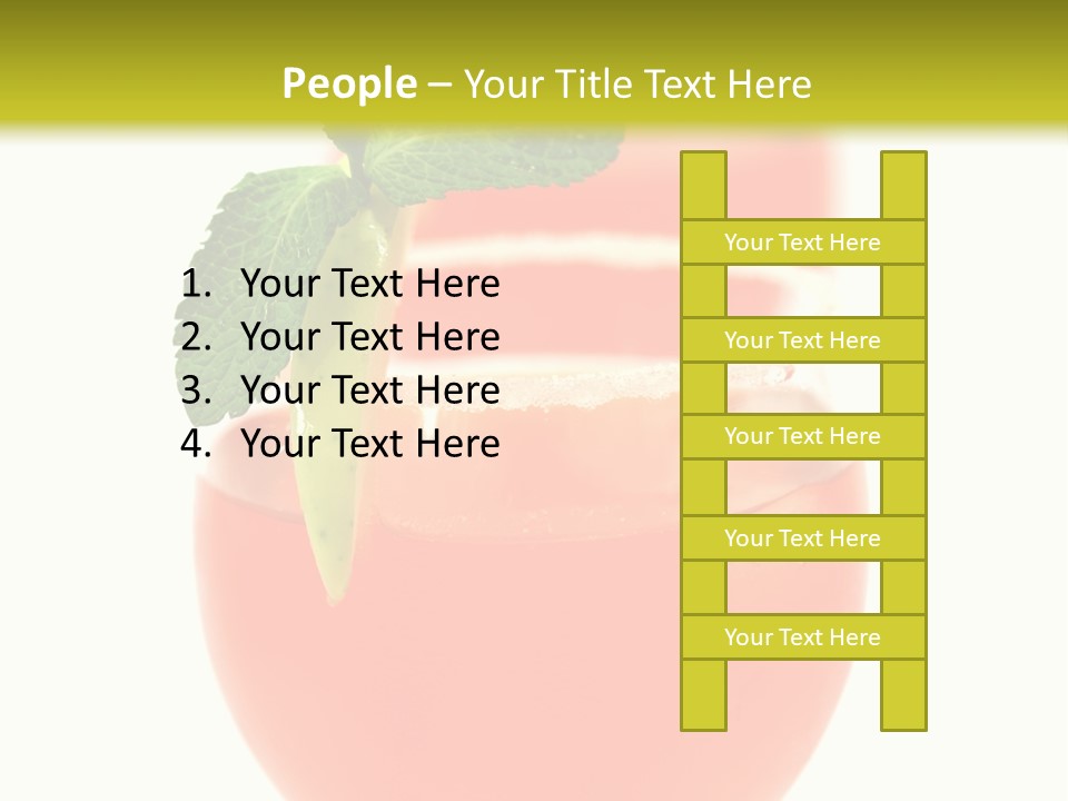 Occasion Garnish Fresh PowerPoint Template
