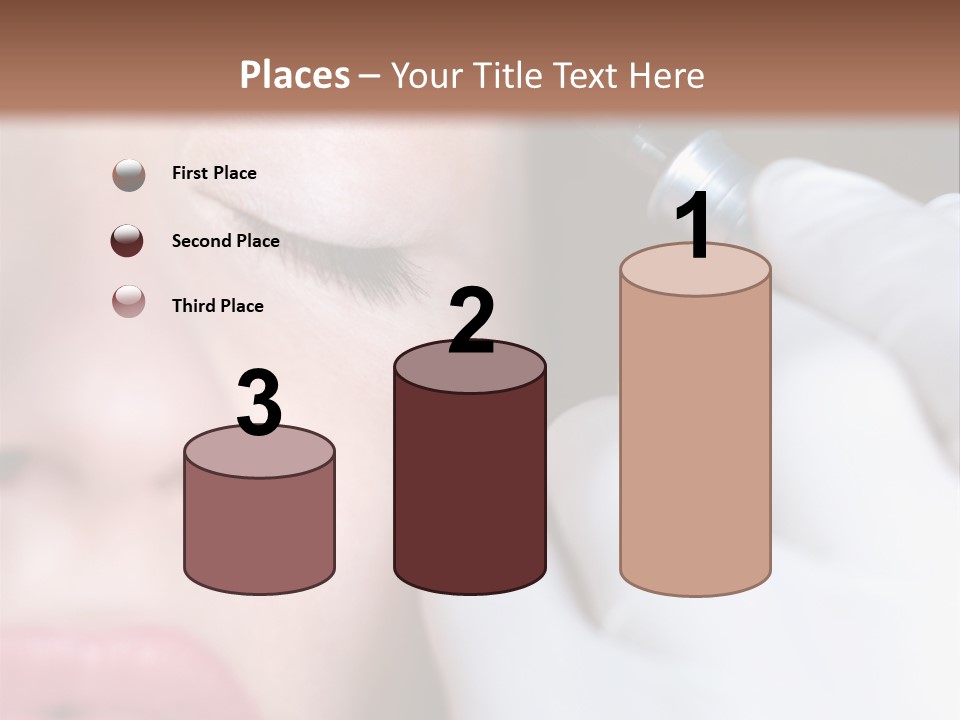 Care Trendy Face PowerPoint Template