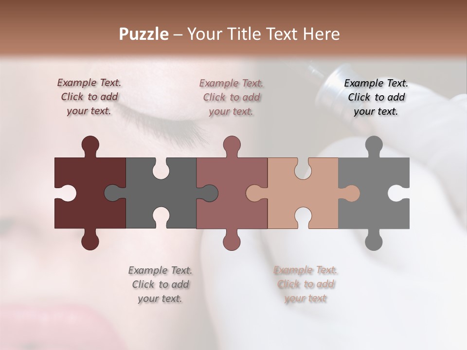 Care Trendy Face PowerPoint Template