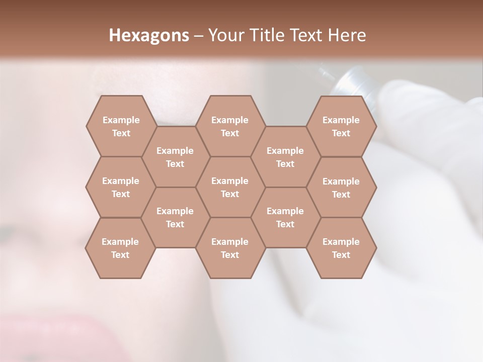 Care Trendy Face PowerPoint Template