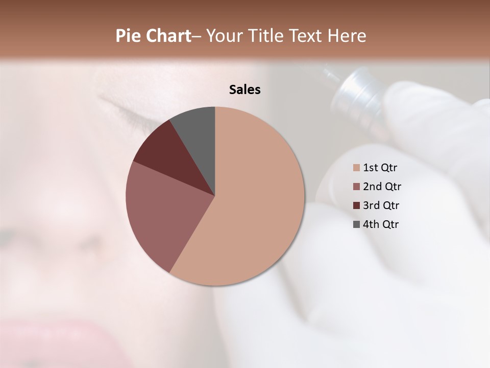 Care Trendy Face PowerPoint Template