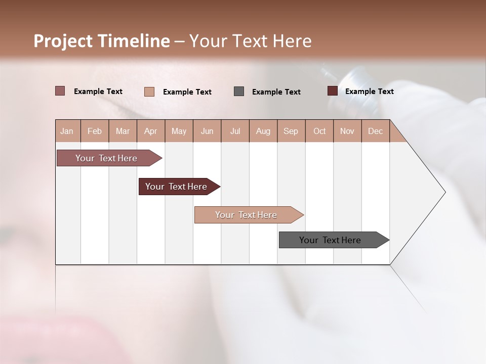 Care Trendy Face PowerPoint Template