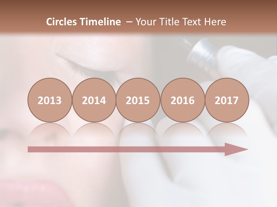 Care Trendy Face PowerPoint Template