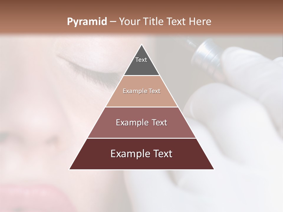 Care Trendy Face PowerPoint Template