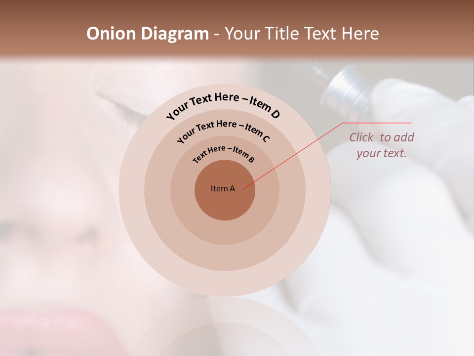 Care Trendy Face PowerPoint Template