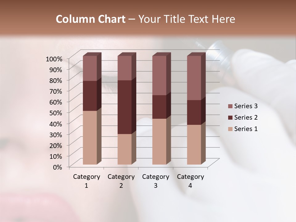 Care Trendy Face PowerPoint Template