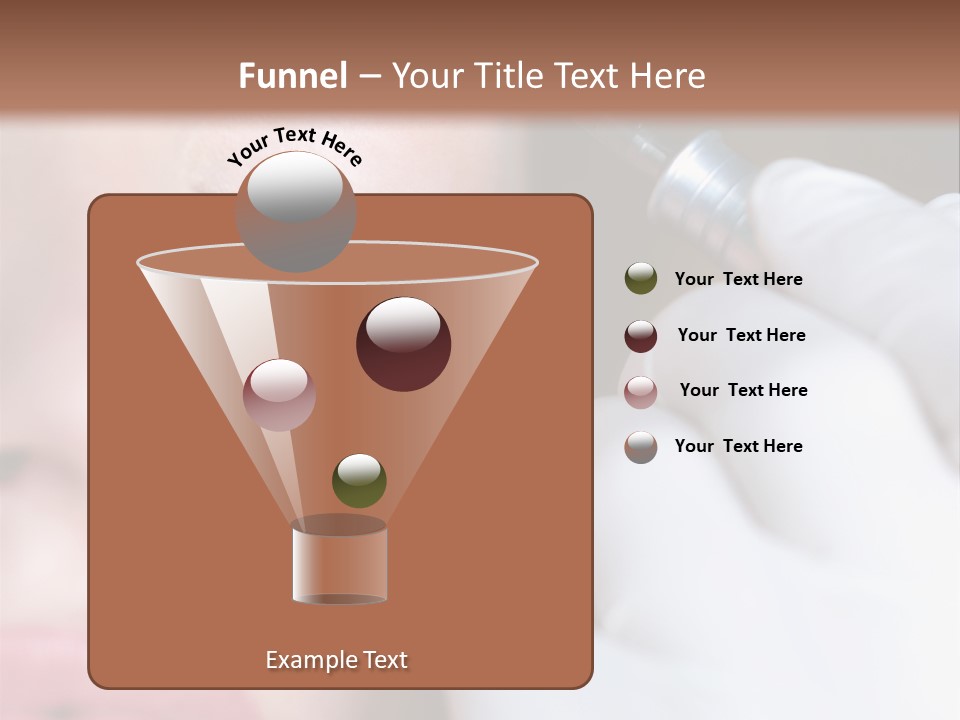 Care Trendy Face PowerPoint Template