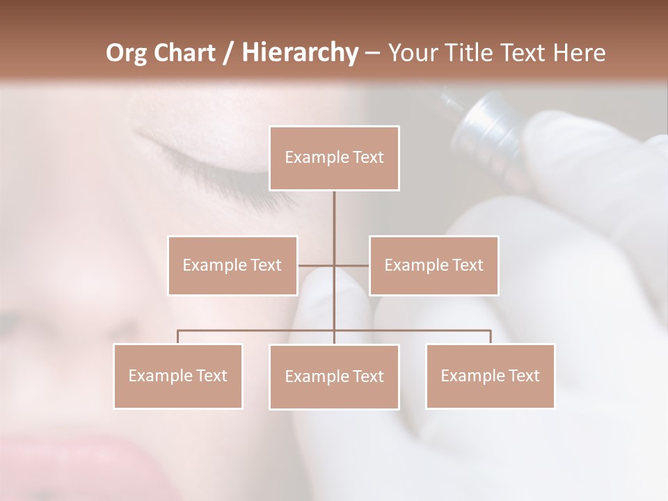Care Trendy Face PowerPoint Template