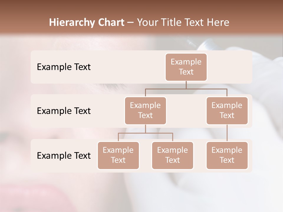 Care Trendy Face PowerPoint Template