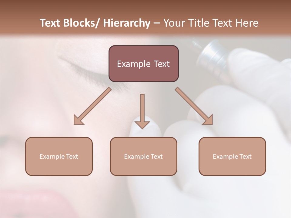 Care Trendy Face PowerPoint Template