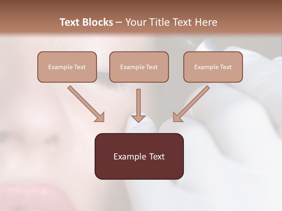 Care Trendy Face PowerPoint Template