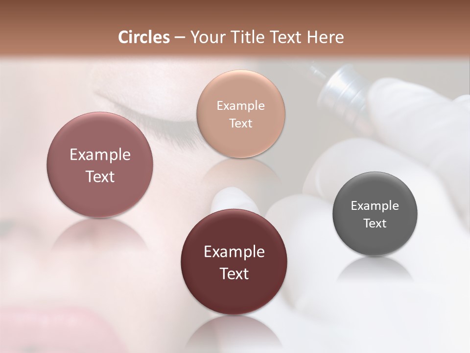 Care Trendy Face PowerPoint Template