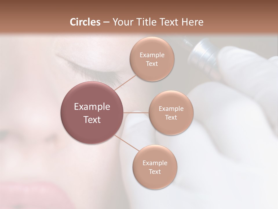 Care Trendy Face PowerPoint Template