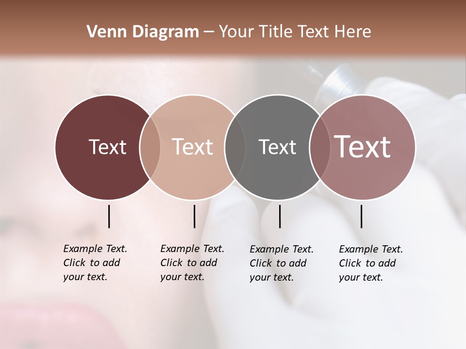 Care Trendy Face PowerPoint Template