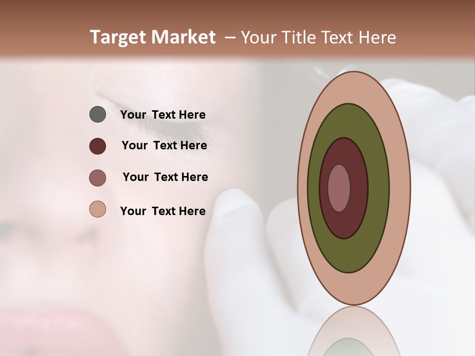 Care Trendy Face PowerPoint Template