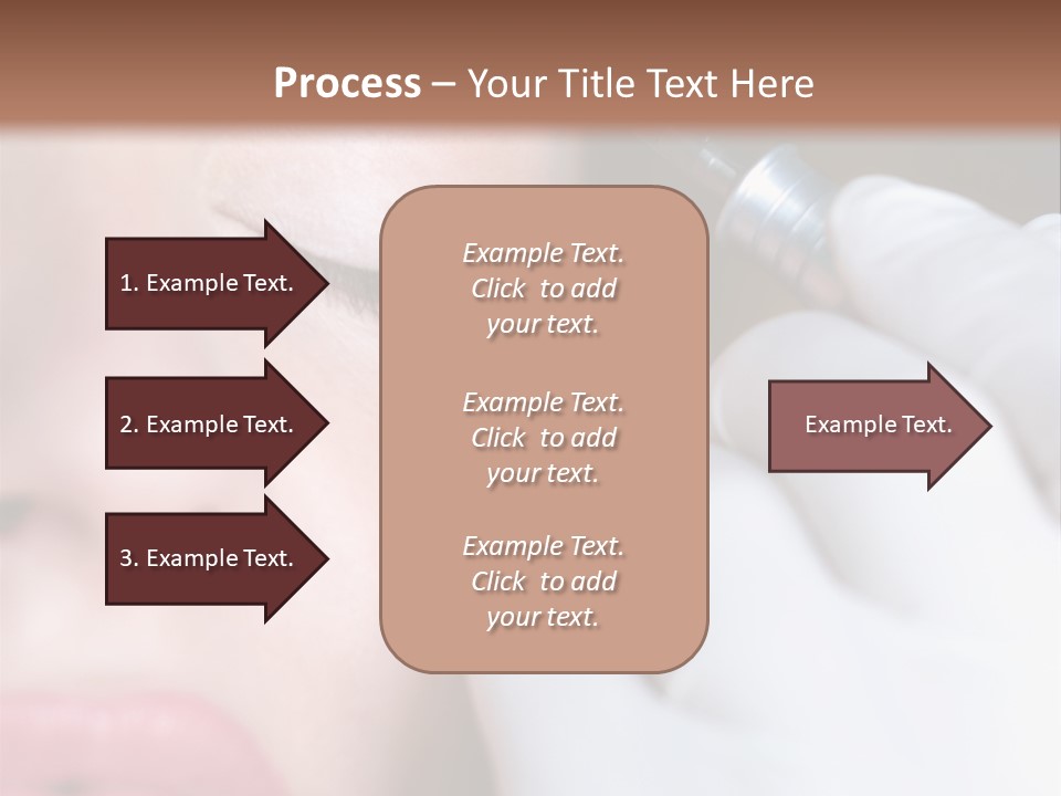 Care Trendy Face PowerPoint Template