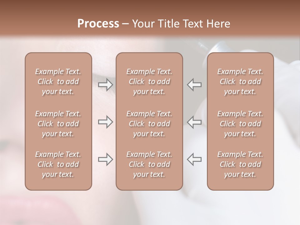Care Trendy Face PowerPoint Template