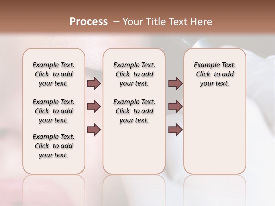 Care Trendy Face PowerPoint Template