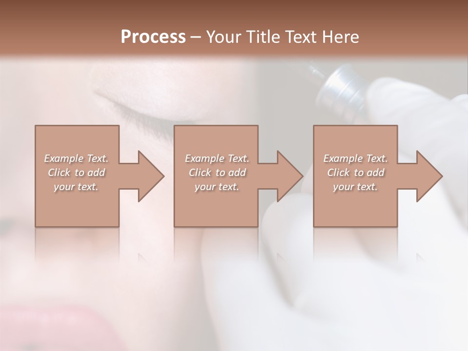 Care Trendy Face PowerPoint Template