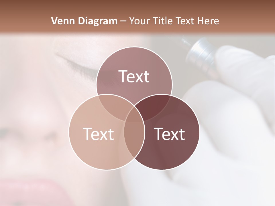 Care Trendy Face PowerPoint Template