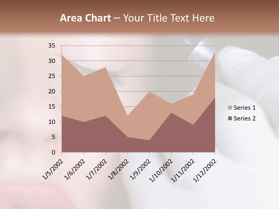Care Trendy Face PowerPoint Template