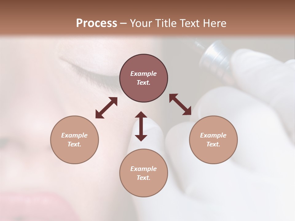 Care Trendy Face PowerPoint Template