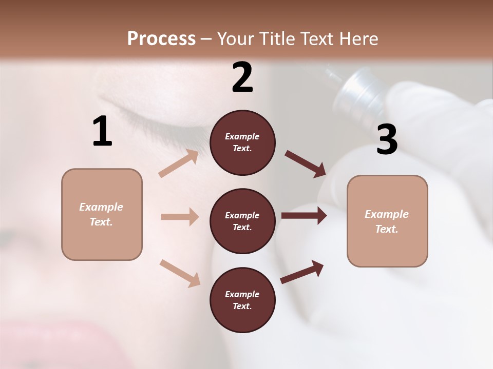 Care Trendy Face PowerPoint Template