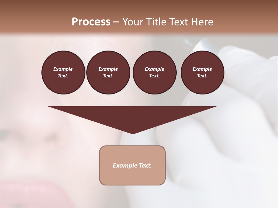 Care Trendy Face PowerPoint Template