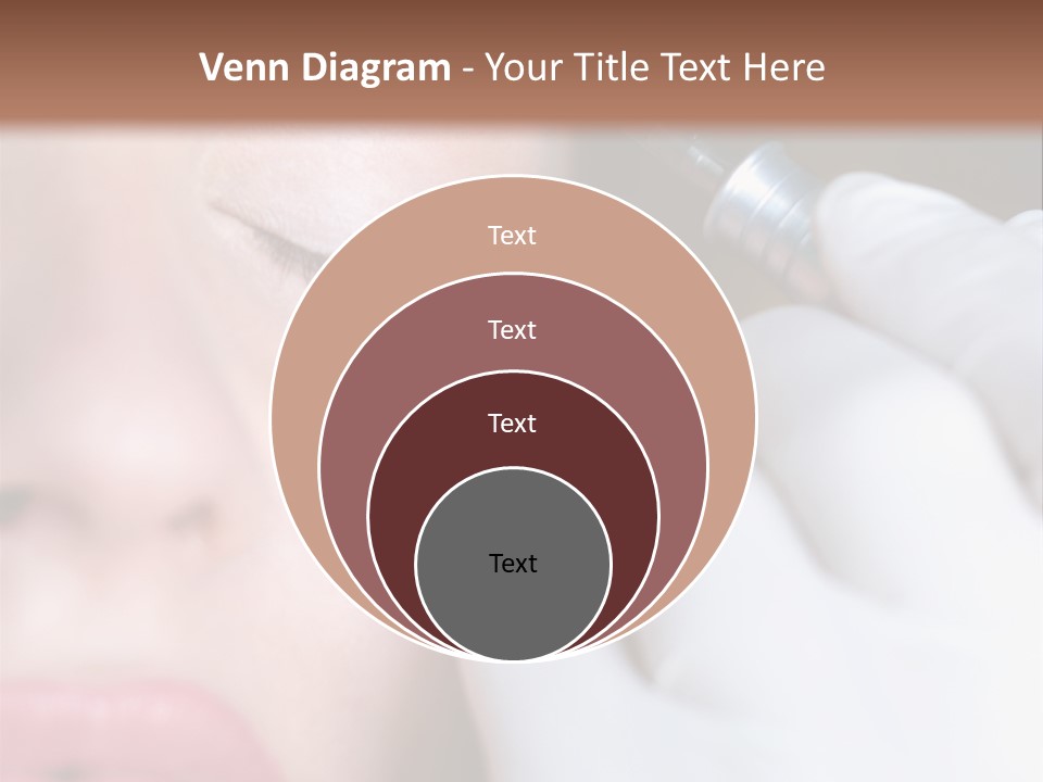Care Trendy Face PowerPoint Template