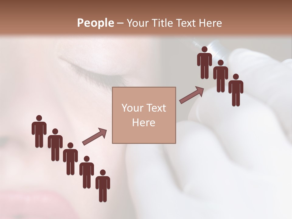 Care Trendy Face PowerPoint Template