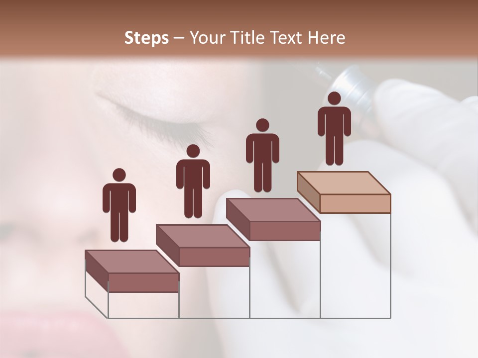 Care Trendy Face PowerPoint Template