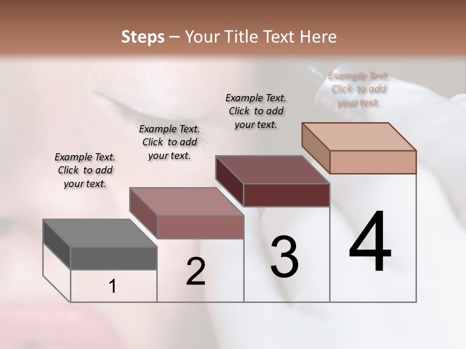 Care Trendy Face PowerPoint Template
