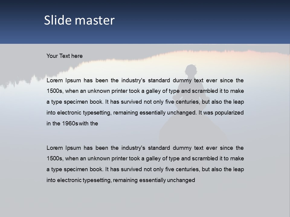 Lifestyle Healthy Yoga PowerPoint Template