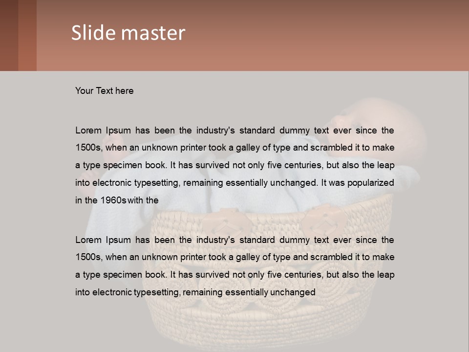 Infant Child Profile PowerPoint Template