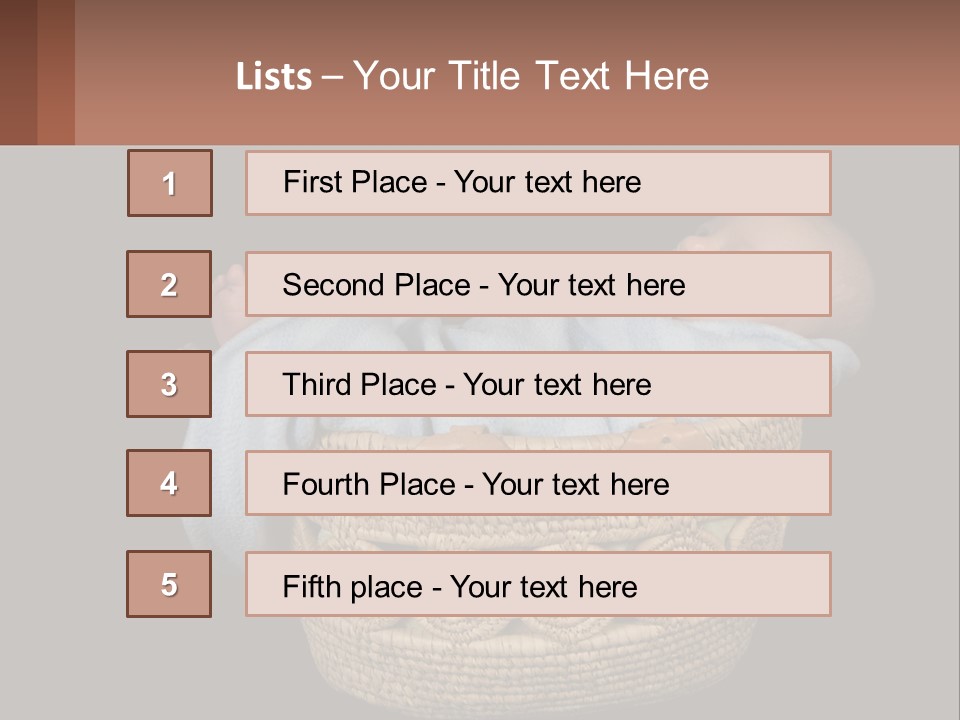 Infant Child Profile PowerPoint Template