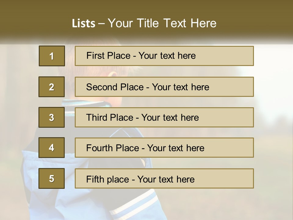 Fear Outdoors Clothing PowerPoint Template