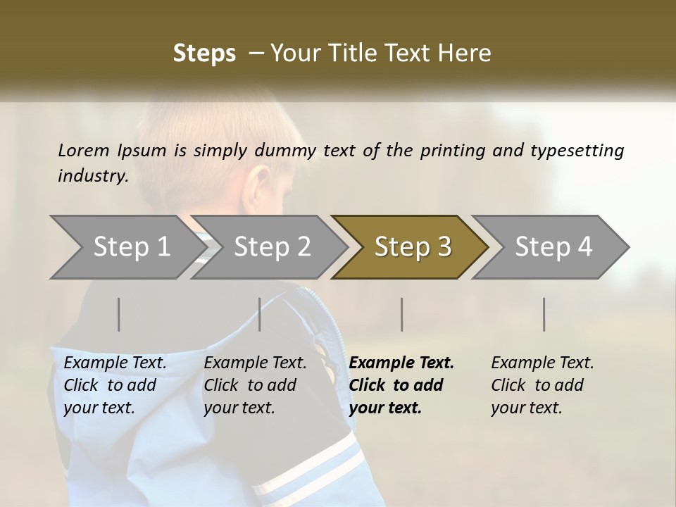 Fear Outdoors Clothing PowerPoint Template