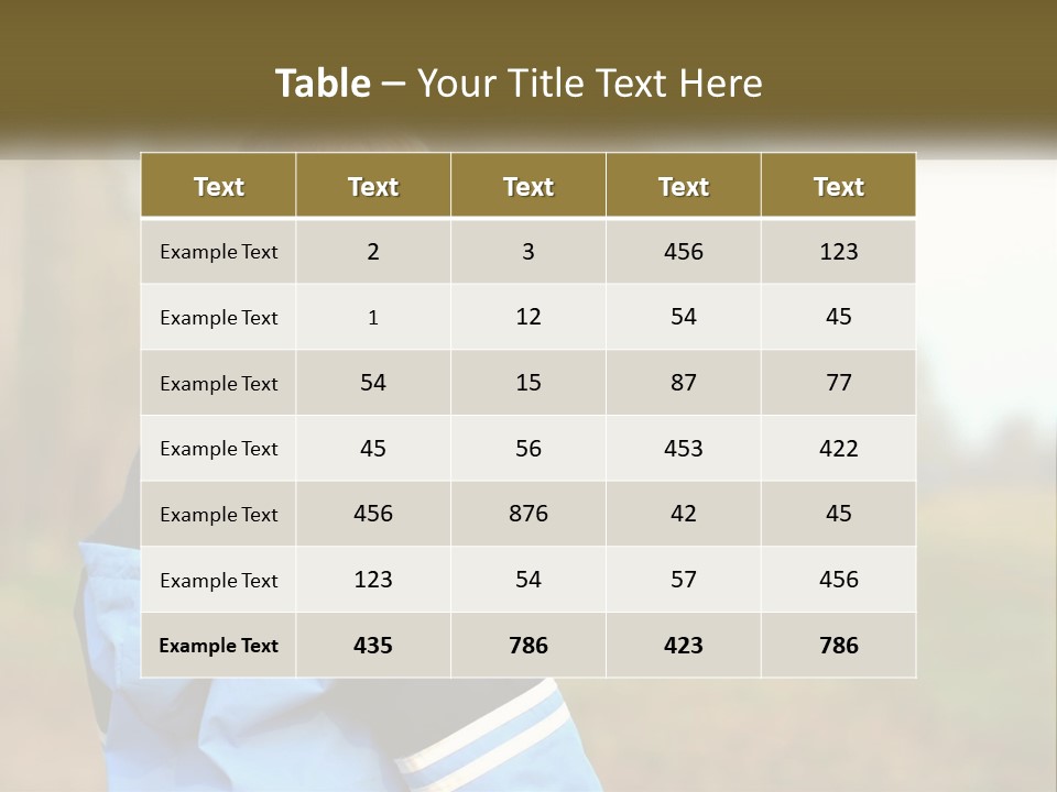 Fear Outdoors Clothing PowerPoint Template