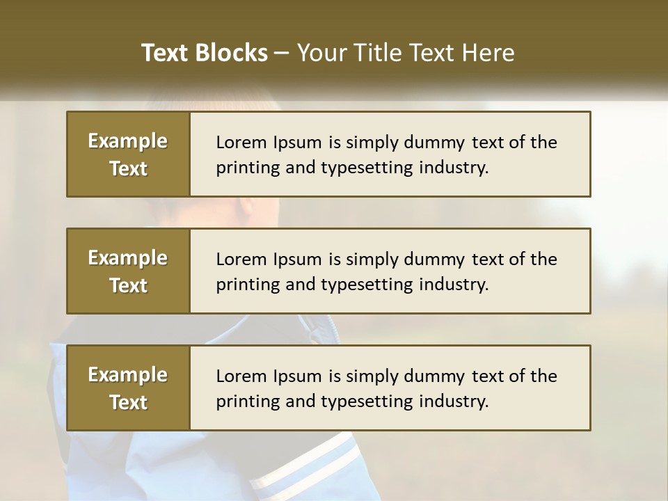 Fear Outdoors Clothing PowerPoint Template