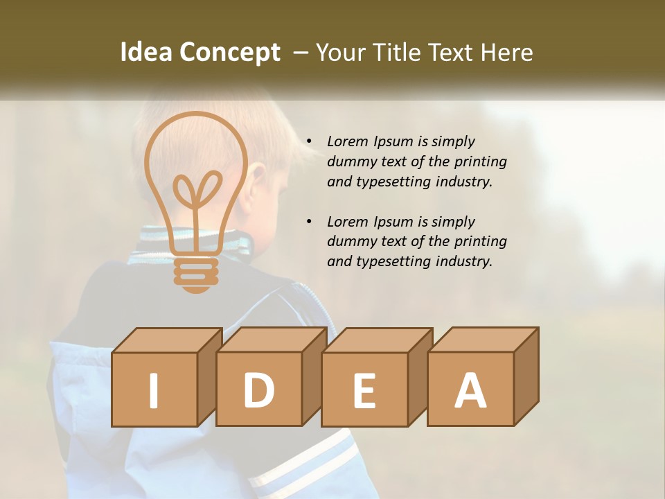 Fear Outdoors Clothing PowerPoint Template