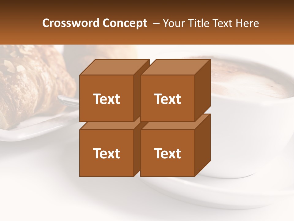 Isolated Caffeine Patisserie PowerPoint Template