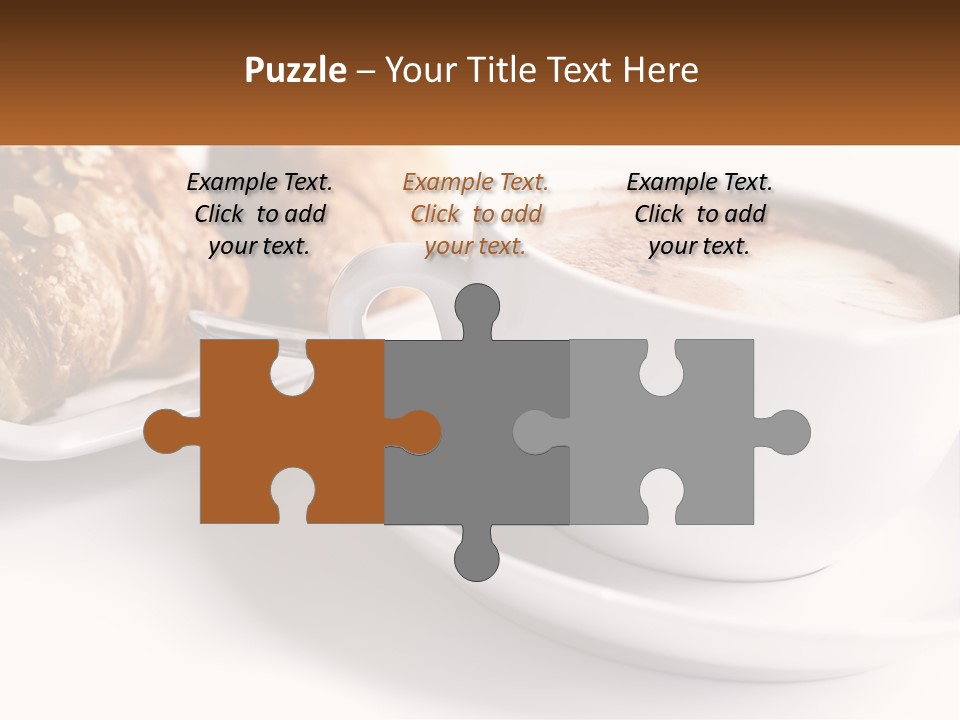 Isolated Caffeine Patisserie PowerPoint Template