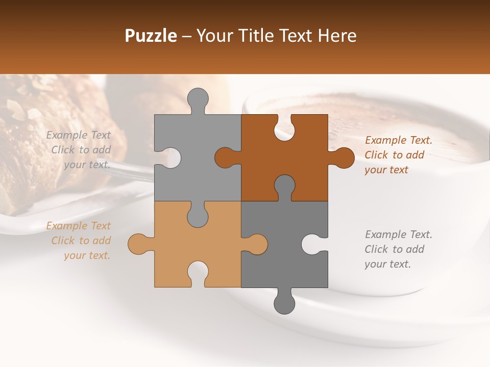 Isolated Caffeine Patisserie PowerPoint Template