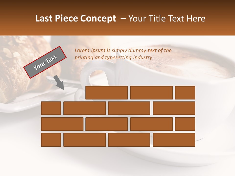 Isolated Caffeine Patisserie PowerPoint Template