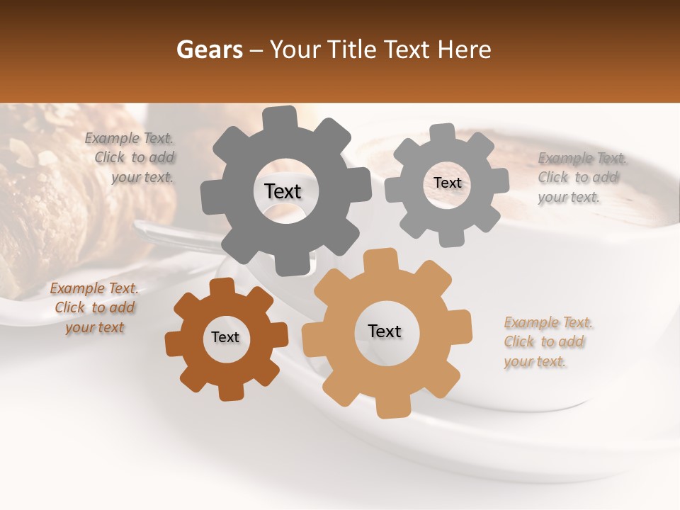 Isolated Caffeine Patisserie PowerPoint Template