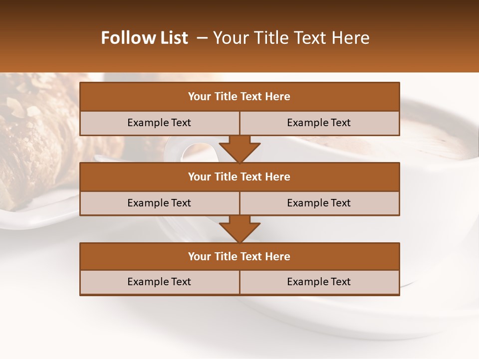 Isolated Caffeine Patisserie PowerPoint Template