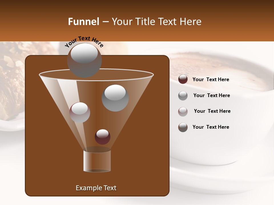 Isolated Caffeine Patisserie PowerPoint Template