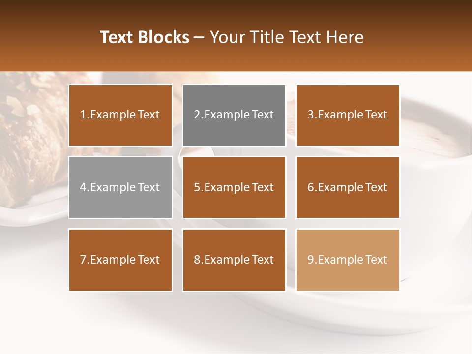 Isolated Caffeine Patisserie PowerPoint Template