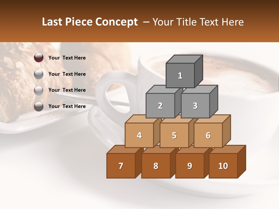 Isolated Caffeine Patisserie PowerPoint Template